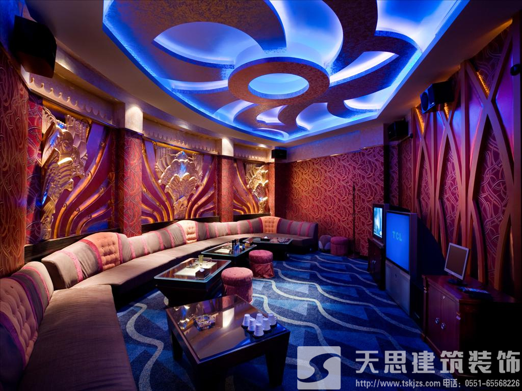 量販式ktv裝修設計呈現(xiàn)聽覺盛宴